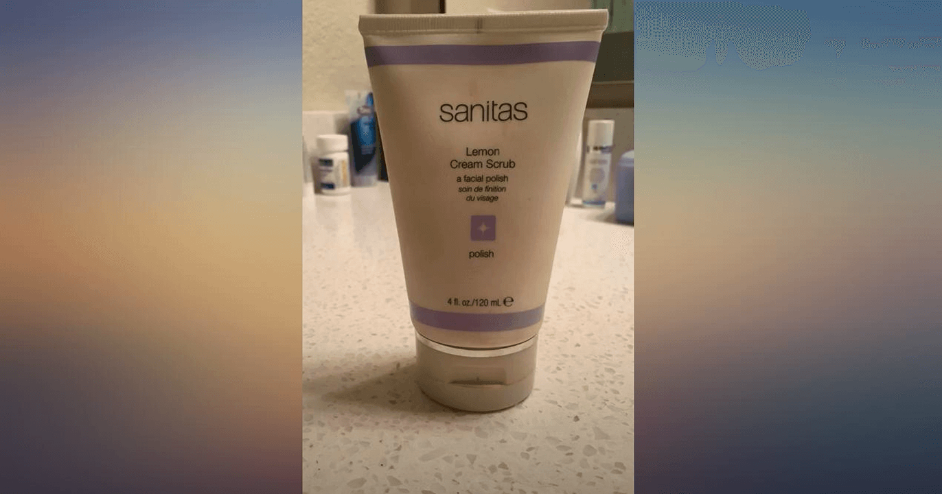 Sanitas Lemon Cream Scrub
