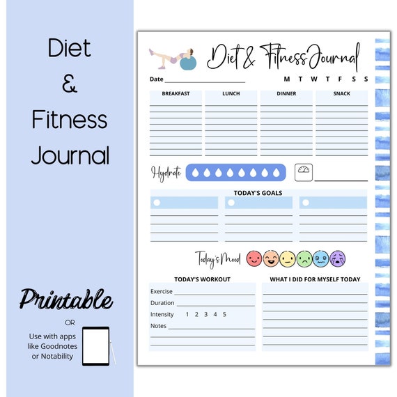 Diet And Fitness Journal​
