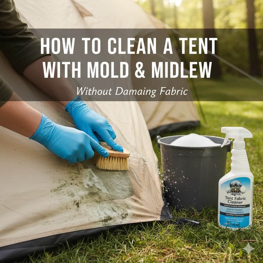 How to Clean a Tent with Mold and Mildew Without Damaging Fabric